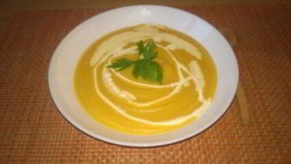 тыквенный суп-пюре со сливками