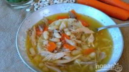 суп с белой фасолью