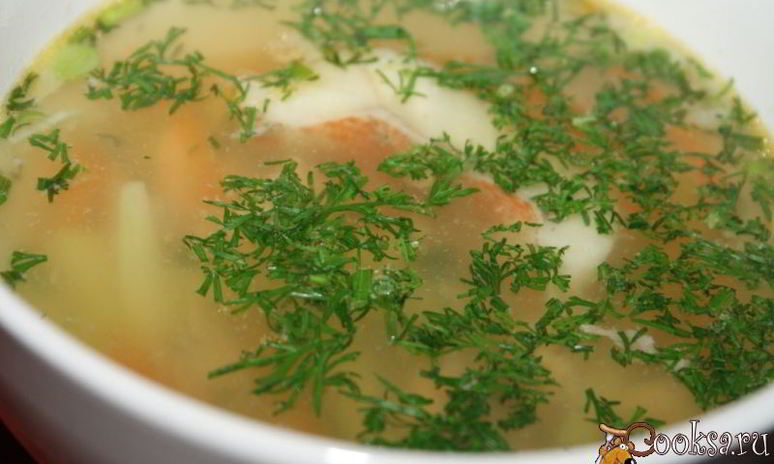 Рецепт супа с форелью и морским окунем