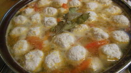 суп с фрикадельками из индюшиной грудки