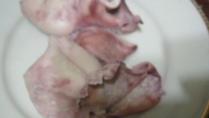 суп с кальмарами и морской капустой