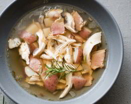 Суп с курицей и картошкой