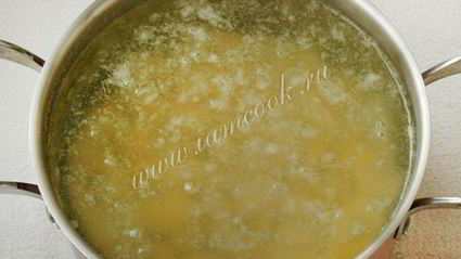 суп с мясным фаршем в восточном стиле