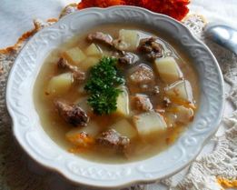 Суп с мясом в мультиварке