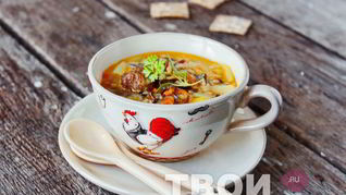 Суп с рисом