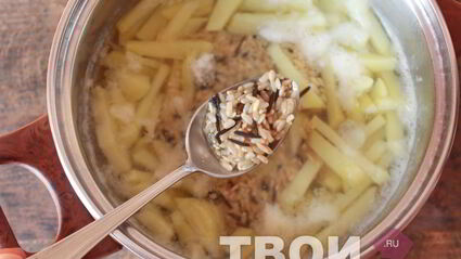 суп с рисом