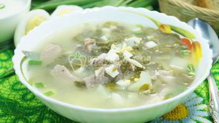 Суп со щавелем