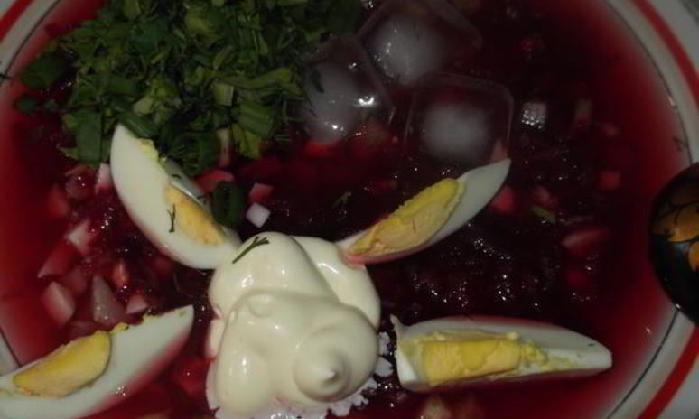 Рецепт холодного свекольника