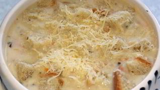 Сырный суп-пюре