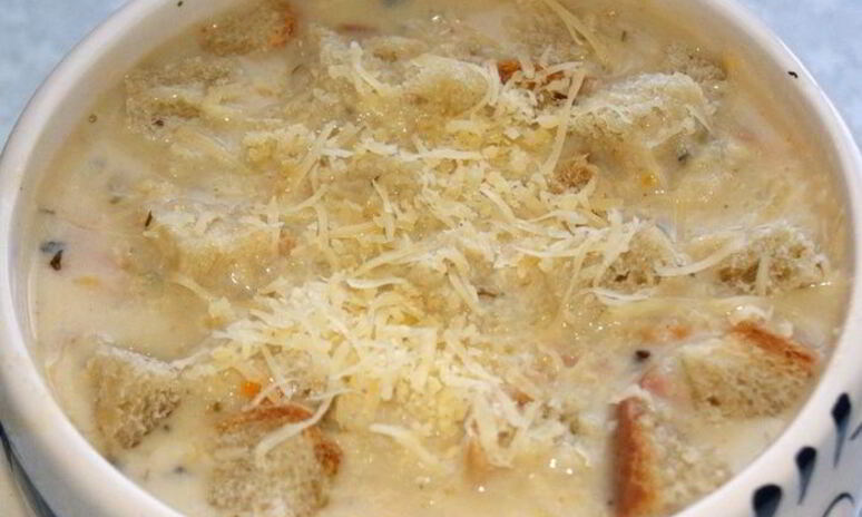 Рецепт сырного супа-пюре