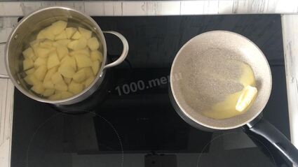 сырный суп с креветками