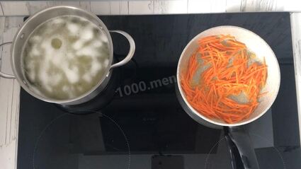 сырный суп с креветками