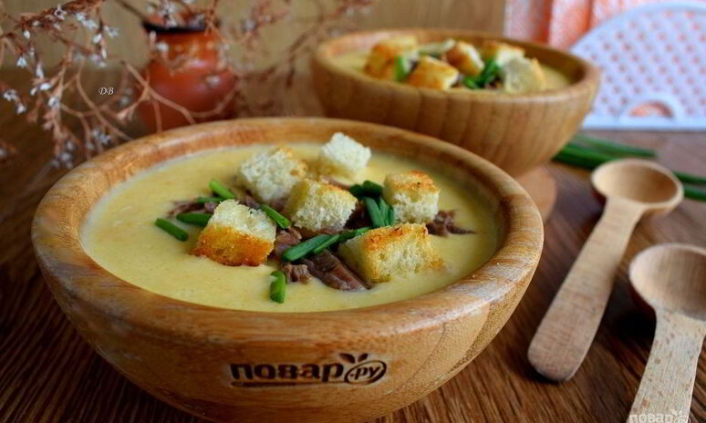 Рецепт сырного супчика
