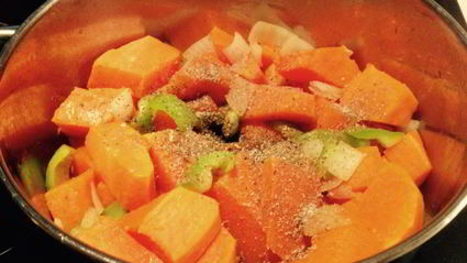 тыквенно-цитрусовый суп