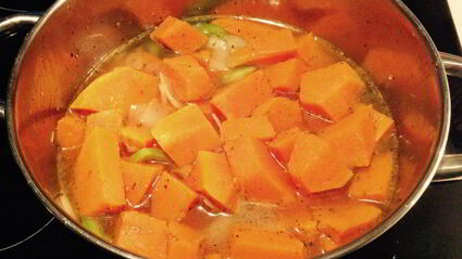 тыквенно-цитрусовый суп