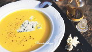 Тыквенный крем-суп с Рокфором