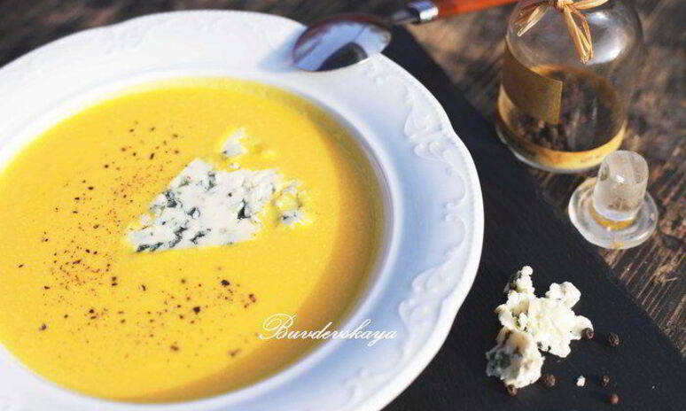 Рецепт тыквенного крема-супа с рокфором