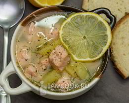 Уха из красной рыбы