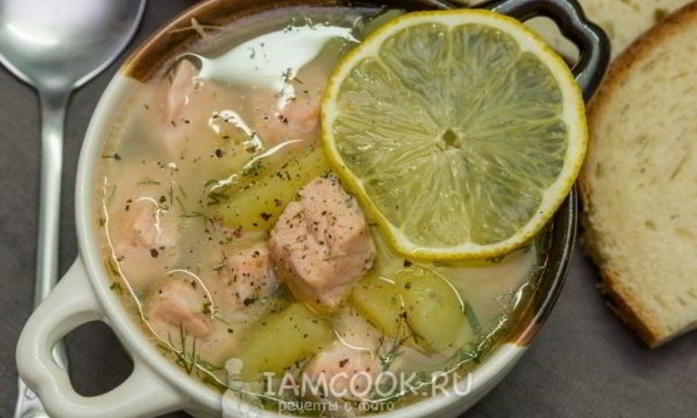 Рецепт ухи из красной рыбы