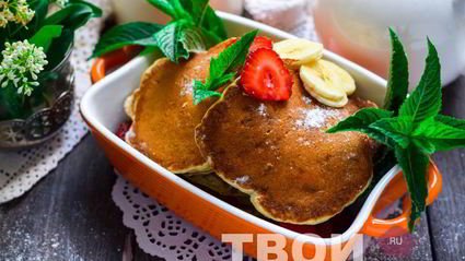 банановые панкейки