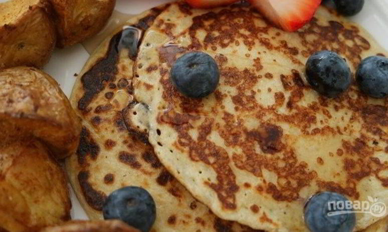 Рецепт блинчиков из творога