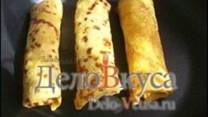 блинчики с грибами