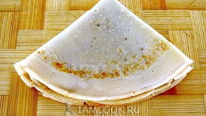 блинчики с корицей и сахаром