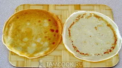 блинчики с корицей и сахаром