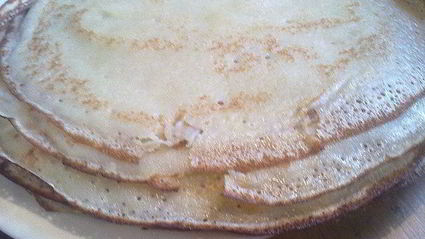 блинчики с красной икрой