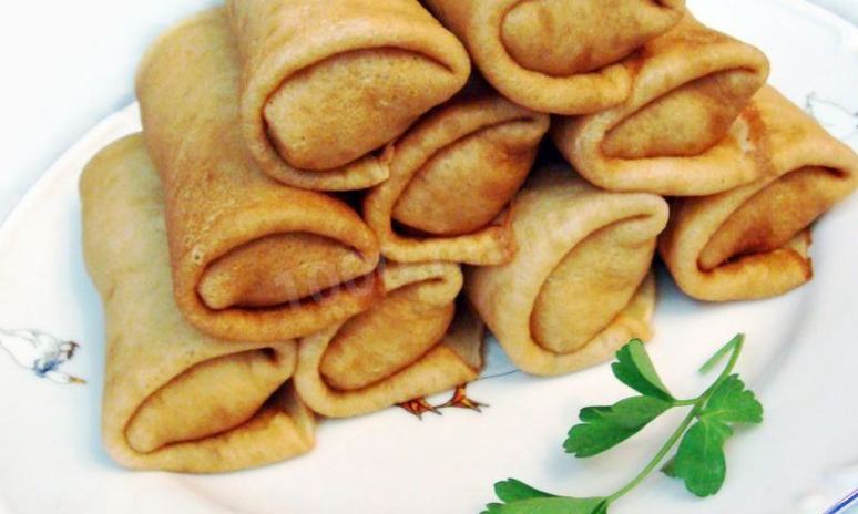 Рецепт блинчиков с мясом, морковью и капустой