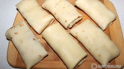 блинчики с начинкой из говяжьего сердца