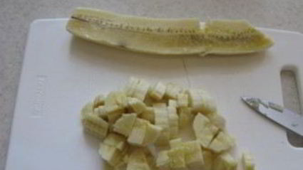 блинчики с шоколадом и бананом