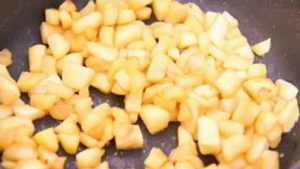 блинчики с творогом и яблоками