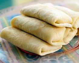 Блинчики с творогом на кислом молоке