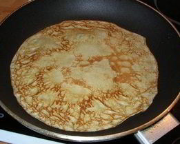 Блинчики с ветчиной и сыром