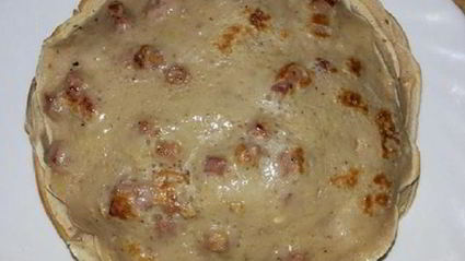 блинчики с ветчиной