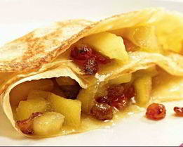 Блинчики с яблоками