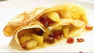 Блинчики с яблоками