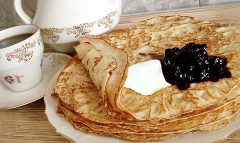 Рецепт блинов на ряженке тонкие с кипятком