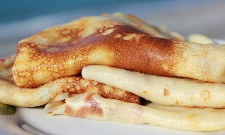 Рецепт блинов на топленом молоке