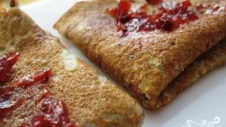 Блины на воде с яйцами