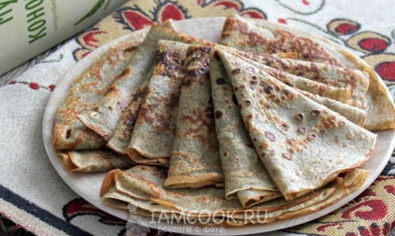 Рецепт блинов с конопляной мукой