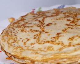 Блины с крахмалом