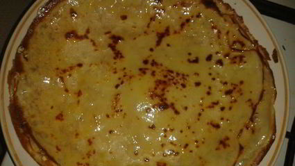 блины с красной икрой