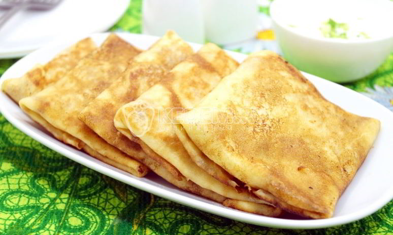 Рецепт блинов с курицей