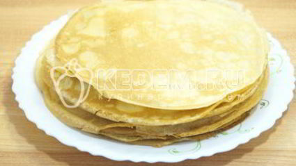 блины с курицей