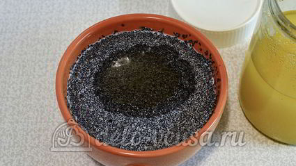 блины с маком