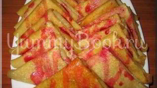 Блины с творогом