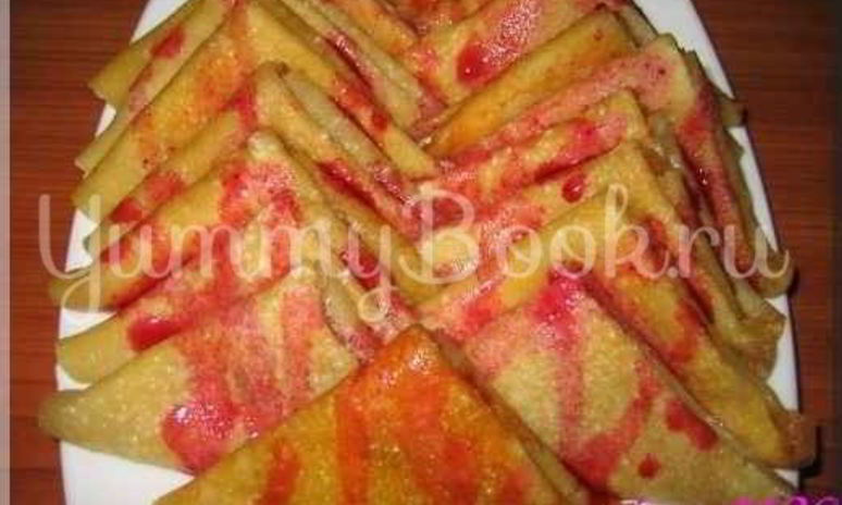 Рецепт блинов с творогом