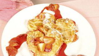 Блины-сердечки